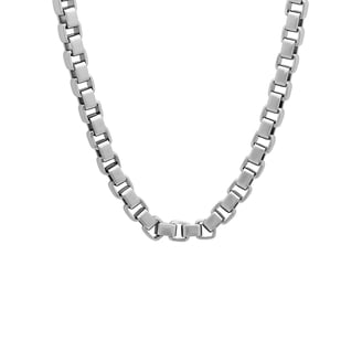 Solid Stainless Steel Horseshoe Link Chain - 25 Inch Length - Pre-Owned