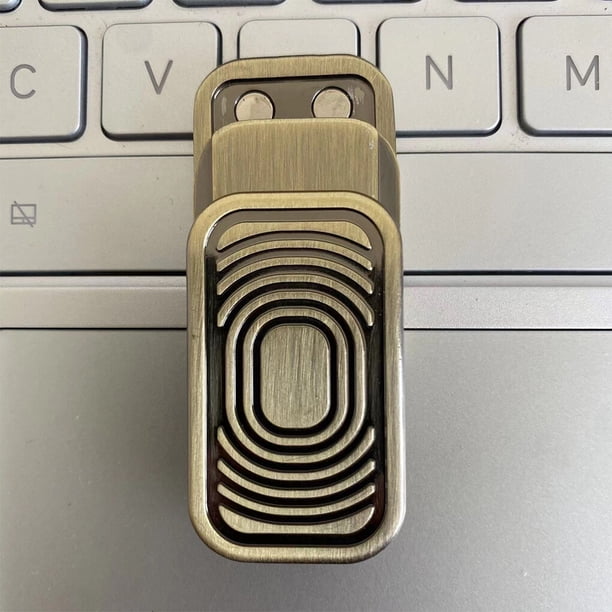 Curseur Magnétique Fidget 3 Couches – Métal – Anti-Stress EDC – Cadeau Homme, Petit Ami, Père