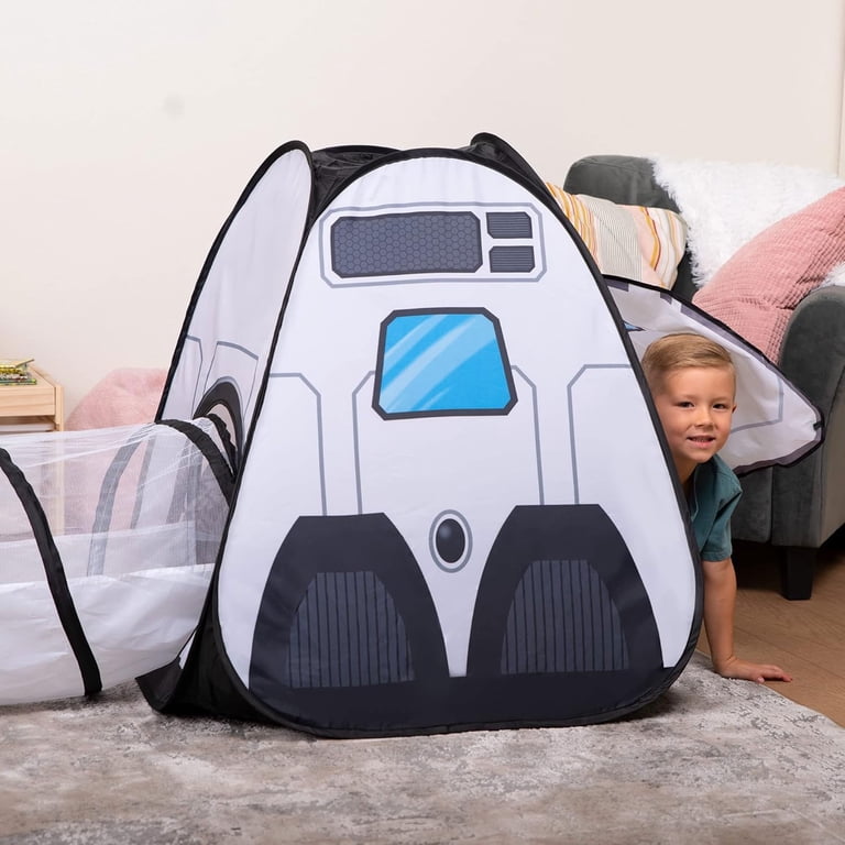 Joyfy 3-Piece Rocket Ship Play Tent Set with Tunnel photo 8