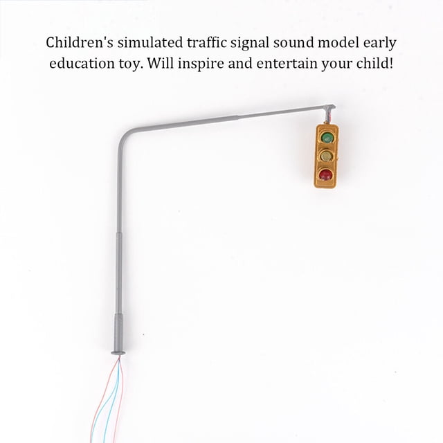 VONKY Model Education Tools Traffic Light Wide Application Stop Lights Miniature Signal Lamp Showing Building Accessory White Light Warm Light