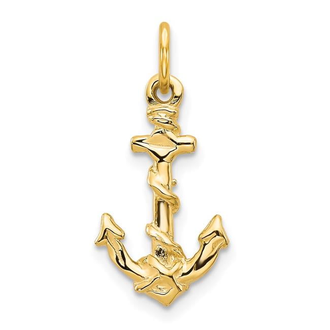 Gold anchor pendant meaning Clearance