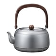 thumbnail image 1 of Siruishop Bouilloire de Camping Vaisselle de Boisson Portable Bouilloire en Titane pour Randonnée et Pêche en Plein Air 800 ml Gris, 1 of 8