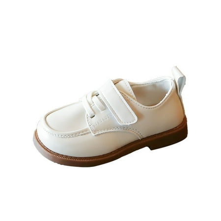 

Woobling Kids Comfort Flat Dress Shoes Performance Flats Lightweight Low Top Dress Shoes