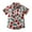 Red, variant on Miqool Toddler Baby Boys Girls Hawaiian Shirts Short Sleeve Button Down Shirt Summer Beach Vacation Tops for Infant Kids Aged 12M-9T