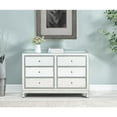 thumbnail image 5 of Elegant Decor Dresser 6 drawers 48in. W x 18in. Din. x 32in. H in antique silver paint, 5 of 13