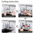 thumbnail image 5 of Yayeee Faucet Mat for Kitchen Sink 14.7" Diatomite Long Splash Guard Pad, Pink Geometric, 5 of 7