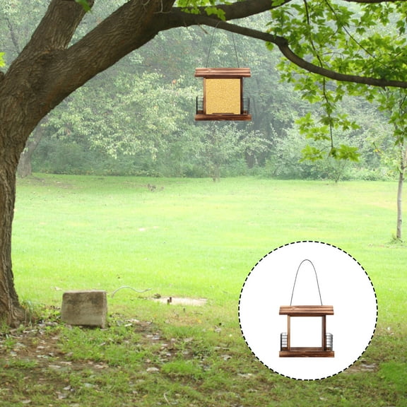FRCOLOR Bird Feeder with Camera Feeders outside Food Dispenser
