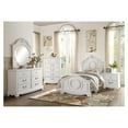 thumbnail image 2 of Traditional Style Wooden Chest With 5 Drawers, White- Saltoro Sherpi, 2 of 2