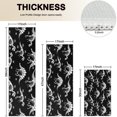 thumbnail image 4 of Black Dinosaurs Skeleton Text Pattern Kitchen Rugs Sets Of 3,Kitchen Runner Rugs Non Skid Washable,Decorative Kitchen Floor Mats for Kitchen,Sink,Laundry,17"x30"+ 17"x47" + 17"x59", 4 of 6