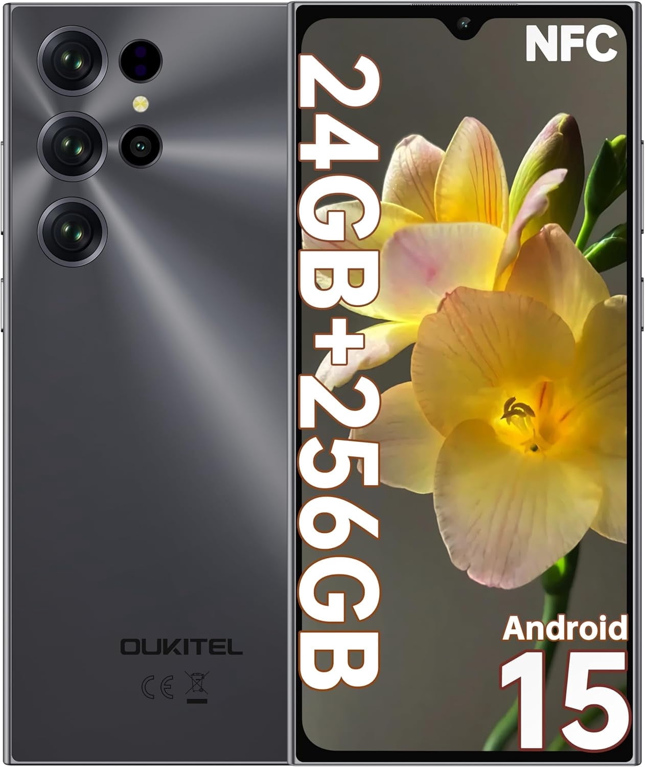 OUKITEL C36 Unlocked Smartphone – 6.56