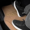 thumbnail image 4 of Juego de 4 alfombrillas para coche CAR PASS, de piel, color beige, impermeables, 4 of 6