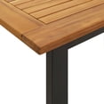 thumbnail image 6 of vidaXL Patio Table Dining Table with U-shaped Legs for Porch Solid Wood Acacia, 6 of 29