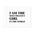 thumbnail image 1 of I Am The Precious Girl Photo Mount Frame Picture Art Painting Desktop 5x7 inch, 1 of 3
