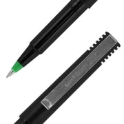 uniball Roller Rollerball Pens, Micro Point, 0.5mm, Green Ink, 12 Count
