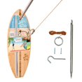 thumbnail image 1 of Juego con gancho y anillo Tiki Toss Deluxe 13 con poste de 5 pies, 1 of 8