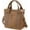 Brown, variant on Womens Small Tote Bag with Zipper, Canvas Multi-Pocket Crossbody Bag Shoulder Bag Satchel Bag