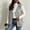 Gray women plus size sleeveless vest a1, variant on SSZMDLB Women Fall Winter Sleeveless Button Down Hooded Vest Plus Size Open Front Casual Solid Basic Layering Tops, Light Blue XL