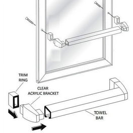Shower towel bar replacement parts new arrivals