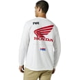 thumbnail image 2 of Camiseta manga larga Fox Racing Honda Optic White, 2 of 3