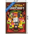 thumbnail image 3 of Minecraft - The Nether Wall Poster, 22.375" x 34" Framed, 3 of 3