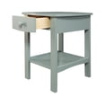 thumbnail image 4 of Pemberly Row Roe 1 Drawer Green Nightstand Open Shelf And Wood Hardware, 4 of 8