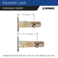 thumbnail image 7 of Brinks Contemporary Single Cylinder Deadbolt, Tuscan Bronze, 7 of 7