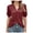 Wine, variant on TIHLMK Womens Shirts Black Sales Clearance Women's Summer Vintage Printed Pattern Casual Short Sleeve Tops Blouse Gift for Womens Tops