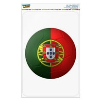 Portugal Flag Soccer Ball Futbol Football Home Business Office Sign