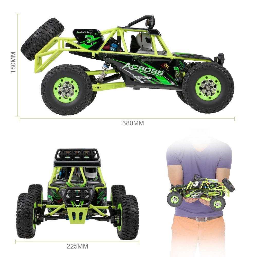 Wltoys 12427 1/12 2.4G 4WD RC Off Road Rock Crawler Truck