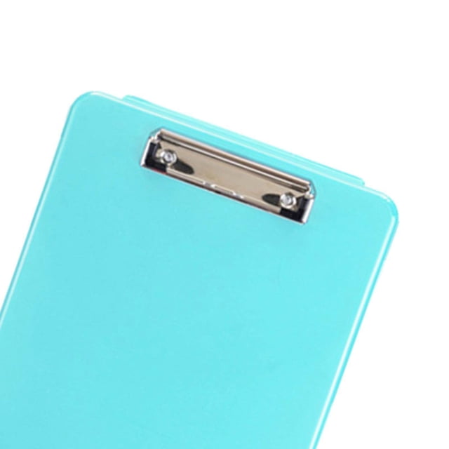 pitrice Plastic A4 File Box Document Folder Writing Pad Box Organizer Supply Blue A