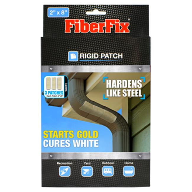 W Tape White 2 Pack L x 2 in NEW 857101004419 FiberFix Rigid Patch 8 in 