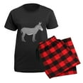 thumbnail image 5 of CafePress - Donkey Women's Dark Pajamas - Women's Short Sleeve Print T-Shirt and Pants Dark Cotton Pajama Set, 5 of 7