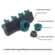 thumbnail image 5 of Toystoory Divisores de agua de 4 vías conector de riego de jardín válvulas de manguera distribuidor de reparación de tuberías automática de Jardín y Patio, 5 of 6
