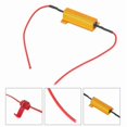 thumbnail image 2 of 2/4X Load Resistor 50W 6RJ 6ohm LED Decoder FIX Hyper Flash Turn Blinker, 2 of 10