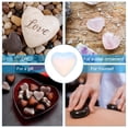 thumbnail image 5 of 5Pcs Cristal Natural de Cuarzo Corazón, Piedras de Corazón para Equilibrar la Preocupación Opaite Sintético, 5 of 5