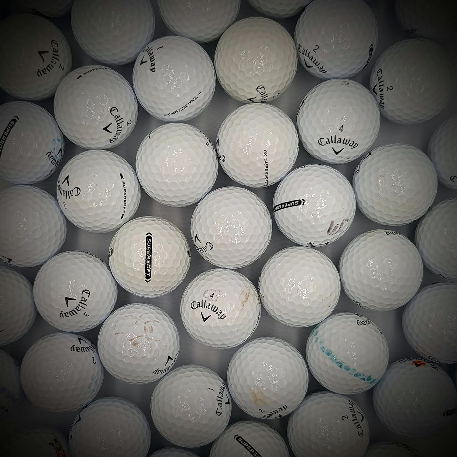 Golf Ball Planet - Callaway Supersoft Recycled Golf Balls (50 Pack, 4A/Near Mint)