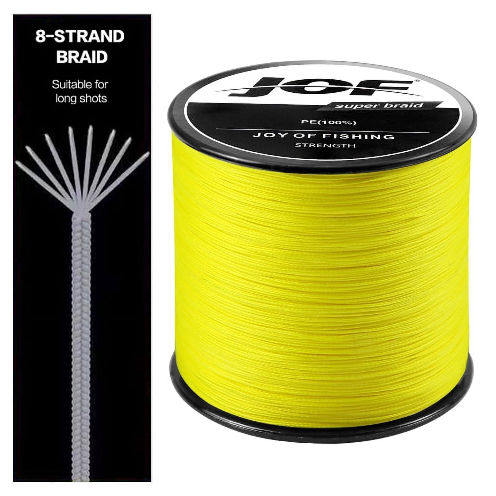 JOF 8 Strands Braided Fishing Line Multifilament 300M 500M 1000M