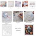 thumbnail image 3 of Paint by Numbers Kit for Adults, Butterflies Skull Flowers Arrangement Paint by Numbers, Easy Paint by Numbers Kit for Adults Beginner, DIY Adult Paint by Number Kits on Canvas, Home Decor, 3 of 7
