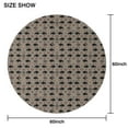 thumbnail image 6 of Gray Buffalo Geometric Pattern Round Tablecloth 60"x60",Wrinkle Wipeable Table Cloth for Kitchen Dining Room Picnic Patio Party, 6 of 6