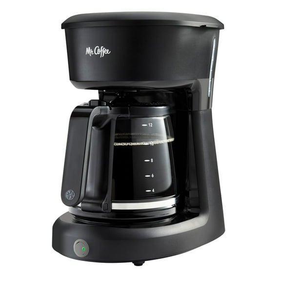 Mr. Coffee 12-Cup Switch Coffee Maker, Black