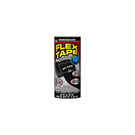 UPC 852808007060 product image for Flex Tape Strong Rubberized Waterproof Tape  8 inches x 5 Feet  Black | upcitemdb.com