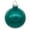 Teal, variant on Vickerman 3" Clear Ball Christmas Ornament with Teal Glitter Interior, 12 Pieces per bag