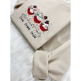 thumbnail image 2 of Snowman Drink Drank Drunk Christmas Embroidered Sweatshirt, 2 of 3