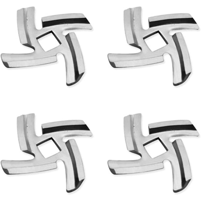 4 cuchillas para picadora de carne de acero inoxidable, repuestos para picadora de carne, accesorios para picadora de carne