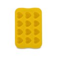 thumbnail image 2 of Inteprter Bandejas de cubitos de hielo Silicona en forma de corazón 12 rejillas Moldes de chocolate Molde flexible para hornear Comida Fiesta Cocina y Comedor En forma de corazón/Amarillo, 2 of 6