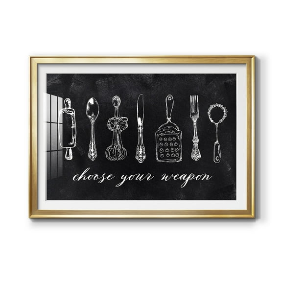 Choose Your Weapon Premium Framed Print - Ready to Hang