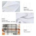 thumbnail image 2 of Yayeee Kitchen Hanging Hand Towels Set of 2 with Loop Bathroom Absorbent Tie Towel, Plaid Floral, 2 of 7