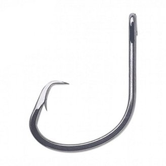 Gamakatsu Octopus Hooks Size 4/0 – 6 Pack, Nickel Silver Black Finish #02414