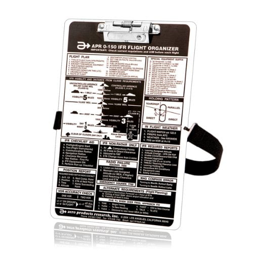 IFR Compact Flight Organizer by APR, Flight Plan, Special Equipment