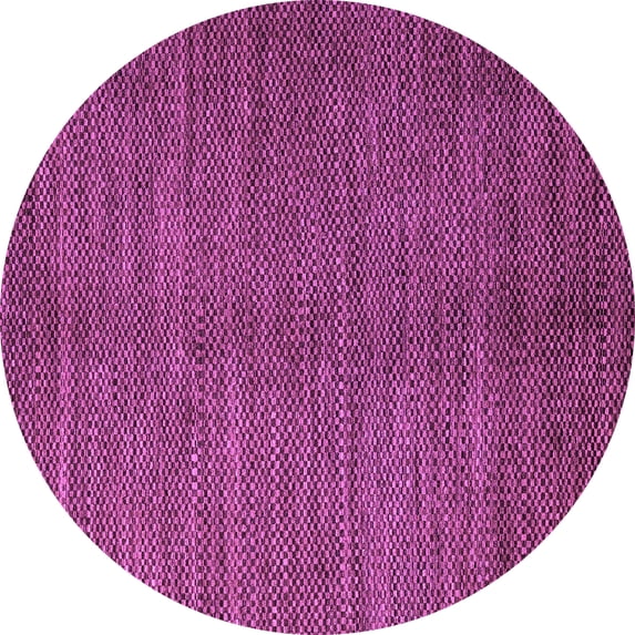 Ahgly Company Indoor Round Abstract Purple Modern Area Rugs, 5' Round
